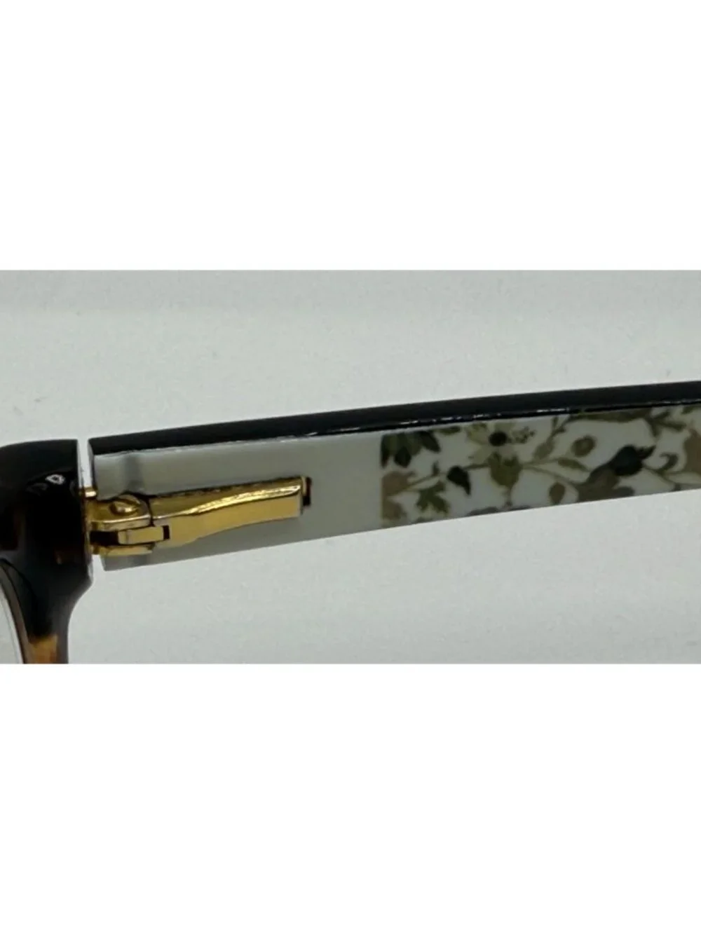 Tory Burch Ty2031 3154 Floral Print Tortoise Eyeglasses 49-17-135 FRAMES ONLY